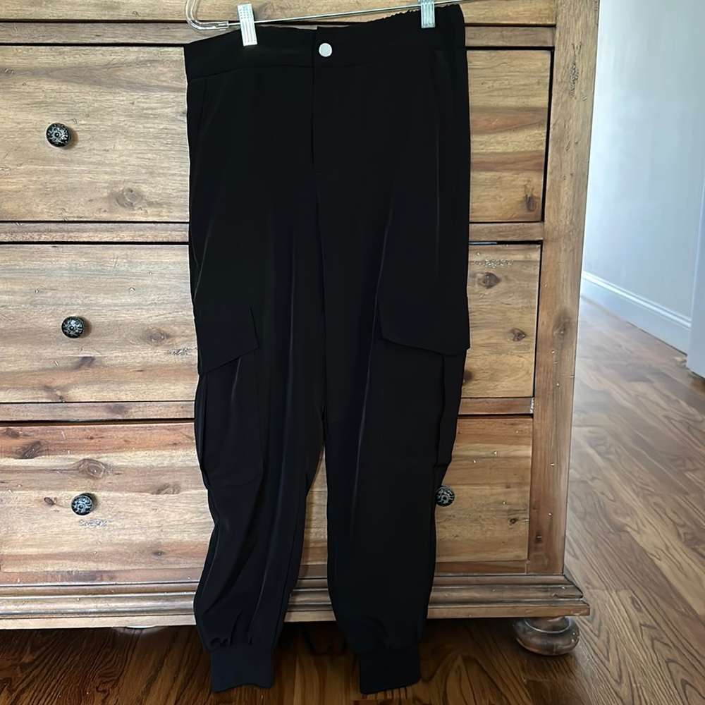 Zara satin cargo pants